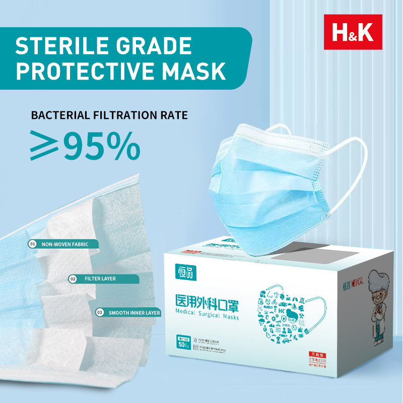 50/100 PCS Box Blue Face Masks - Disposable Mask Blue recensione e prezzo