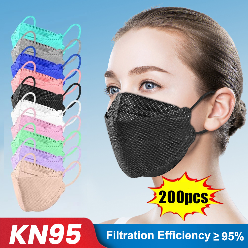 10-200pcs ffp2 mascarillas CE  - Anti Pollution Mask recensione e prezzo