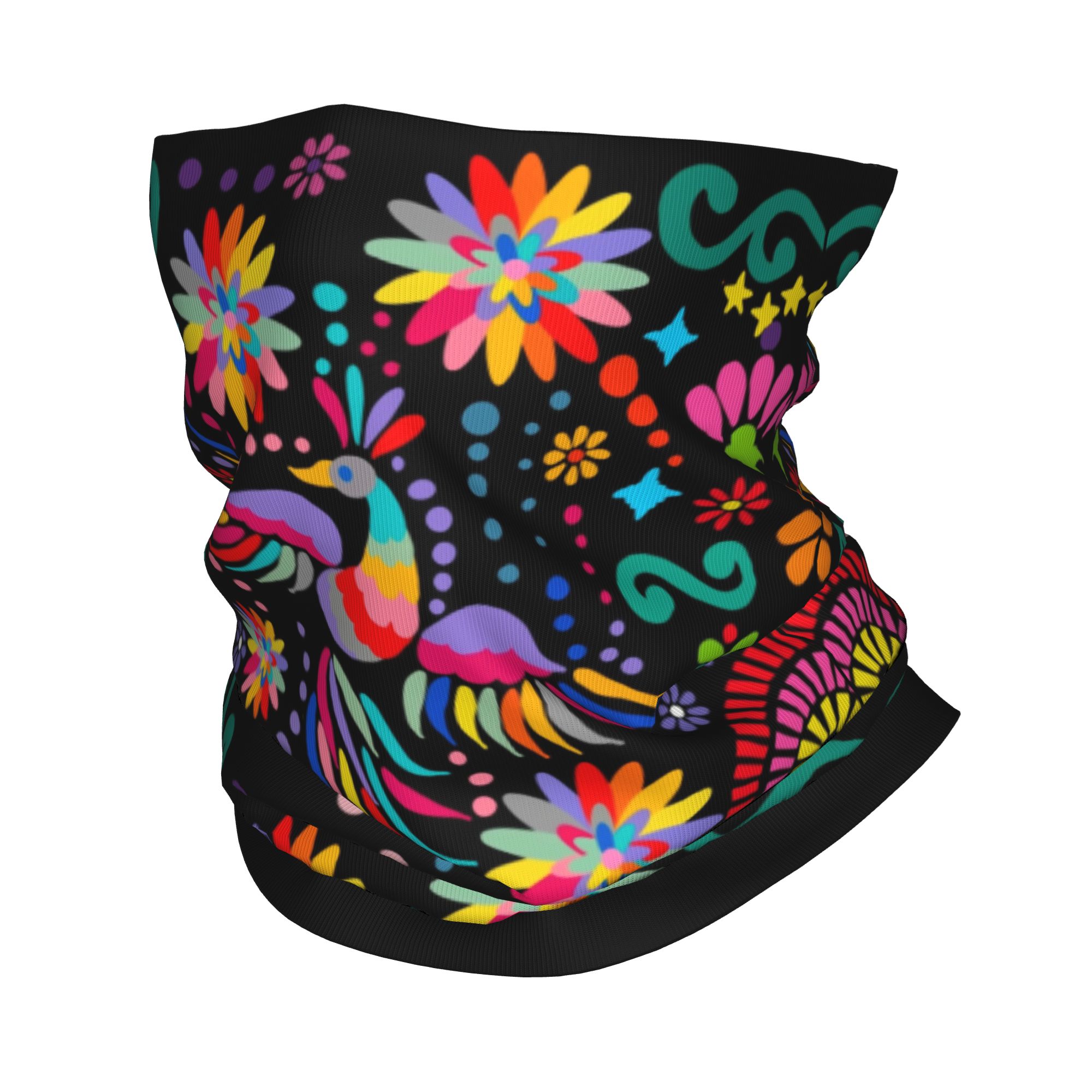 Custom Mexican Floral Flower T - Neck Gaiter Face Cover recensione e prezzo