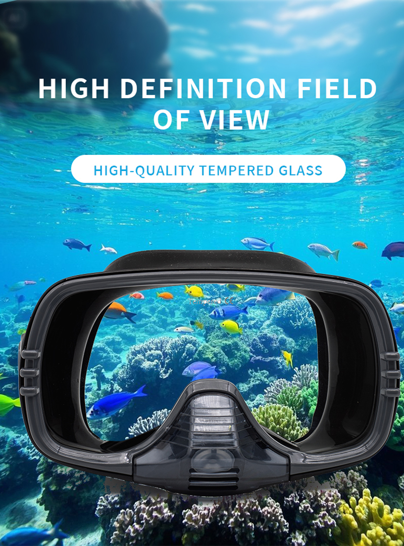 New Large Frame Diving Mask wi - Silicone Mask Bracket recensione e prezzo