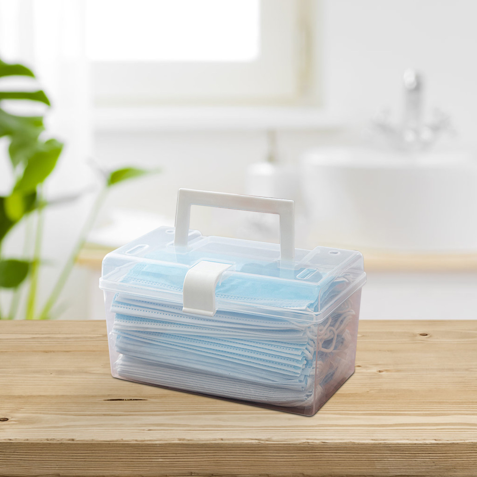 1Pcs Dustproof Mask Storage Bo - Face Mask Storage Box recensione e prezzo
