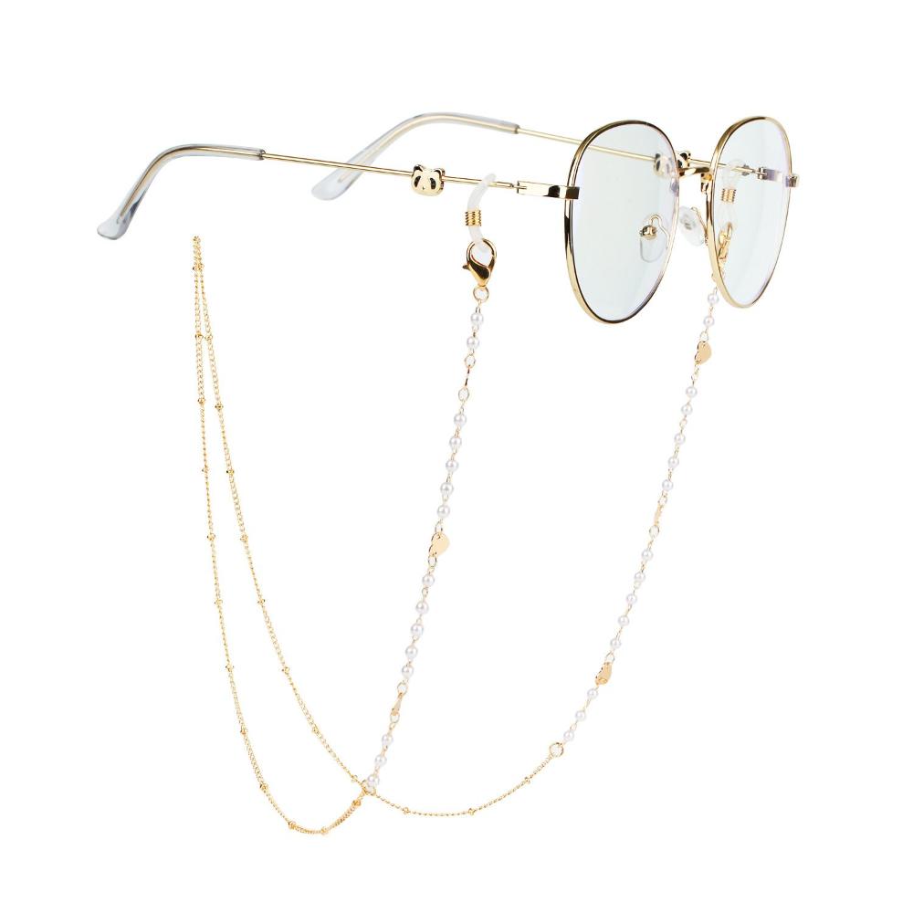 Jewelry Disc Metal Pearl Hangi - Mask Chain Holder recensione e prezzo
