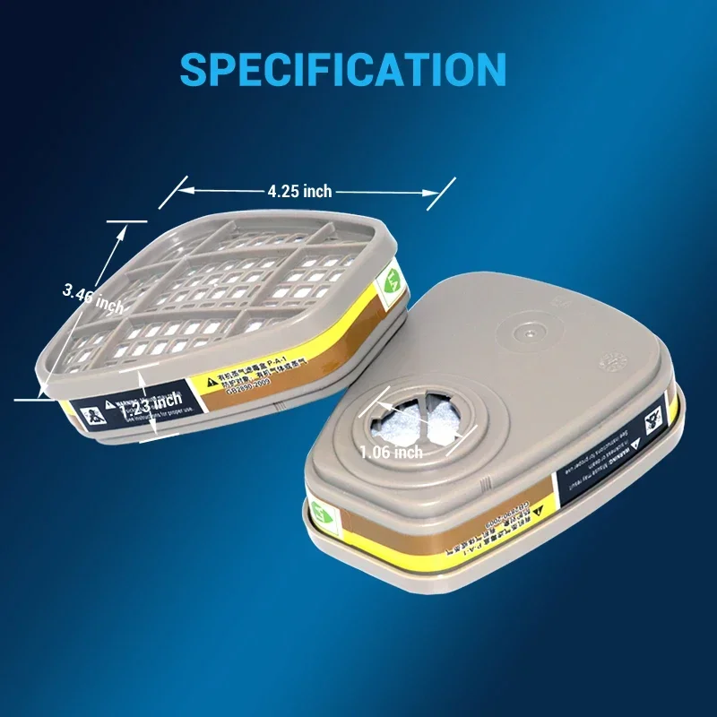6001 6006 Respirator Cartridge - Dust Mask Construction recensione e prezzo