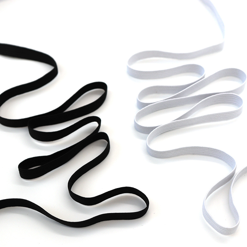 White Black 3mm Flat Elastic B - Mask Lanyard Adjustable recensione e prezzo