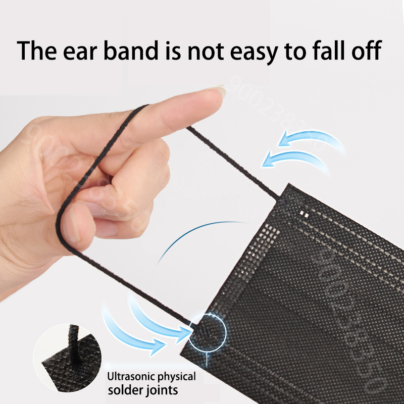50-500pcs Black Disposable Cer - Disposable Surgical Mask recensione e prezzo