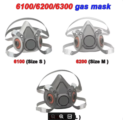 M 6100=S/ 6200=M/ 6300 =L resp - Dust Mask Construction recensione e prezzo