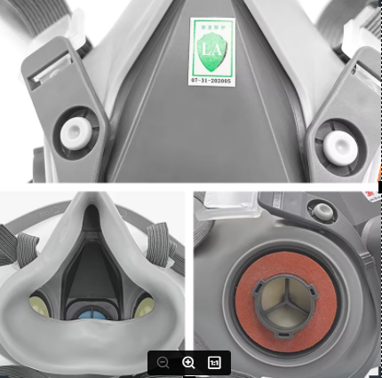 M 6100=S/ 6200=M/ 6300 =L resp - Dust Mask Construction recensione e prezzo