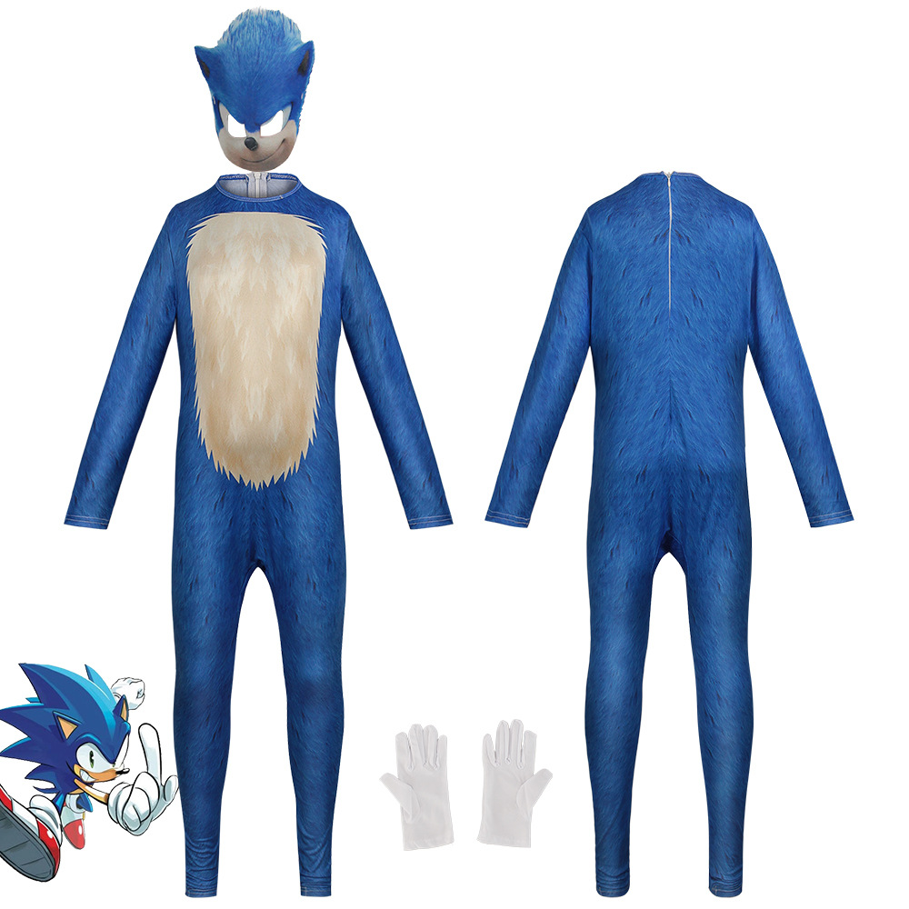 Anime Game Sonic Blue Red Blac - Black Face Mask Pack recensione e prezzo