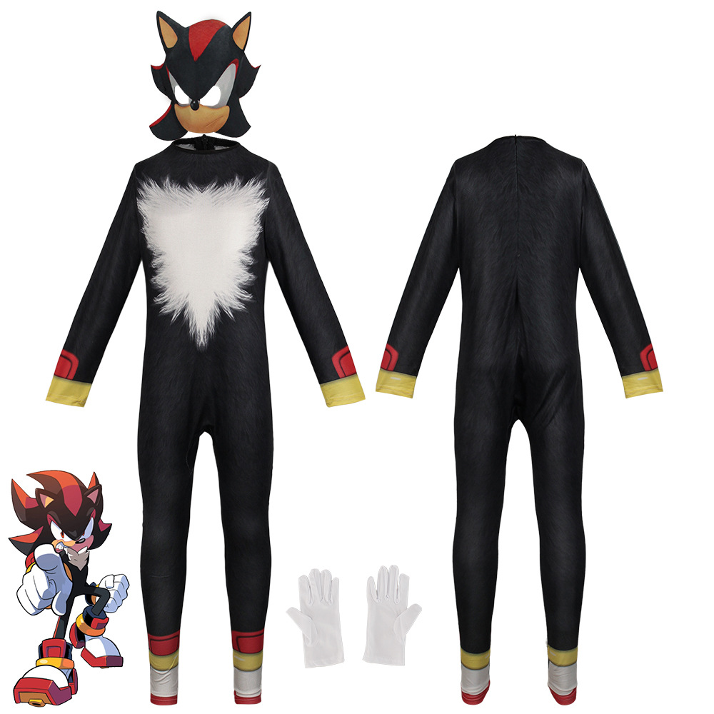 Anime Game Sonic Blue Red Blac - Black Face Mask Pack recensione e prezzo