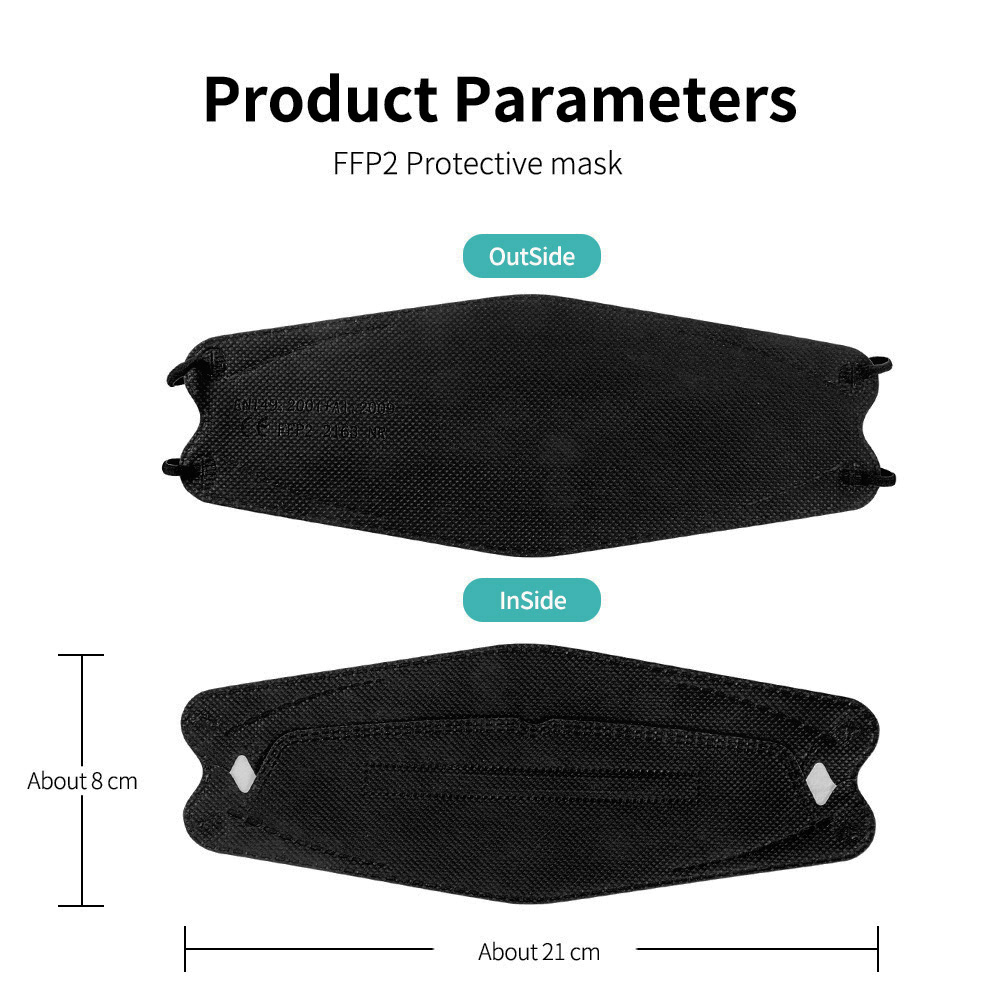 masks ffp2 face masks KN95 col - Disposable Surgical Mask recensione e prezzo