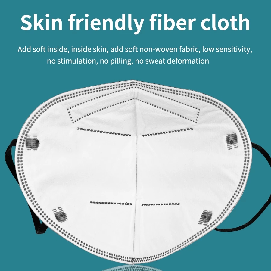 10PCS FFP2 Mask CE Approved Fi - Respirator Half Face recensione e prezzo