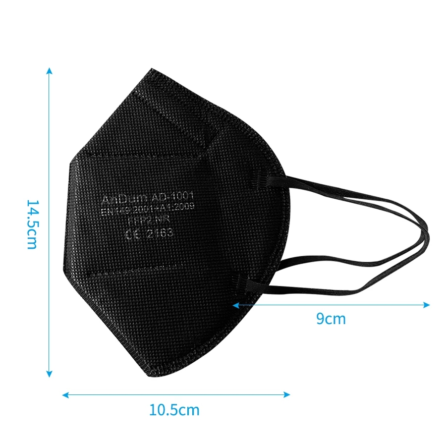 10PCS FFP2 Mask CE Approved Fi - Respirator Half Face recensione e prezzo
