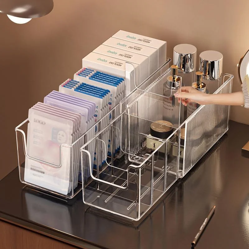 Extendable Acrylic Makeup Orga - Face Mask Storage Box recensione e prezzo