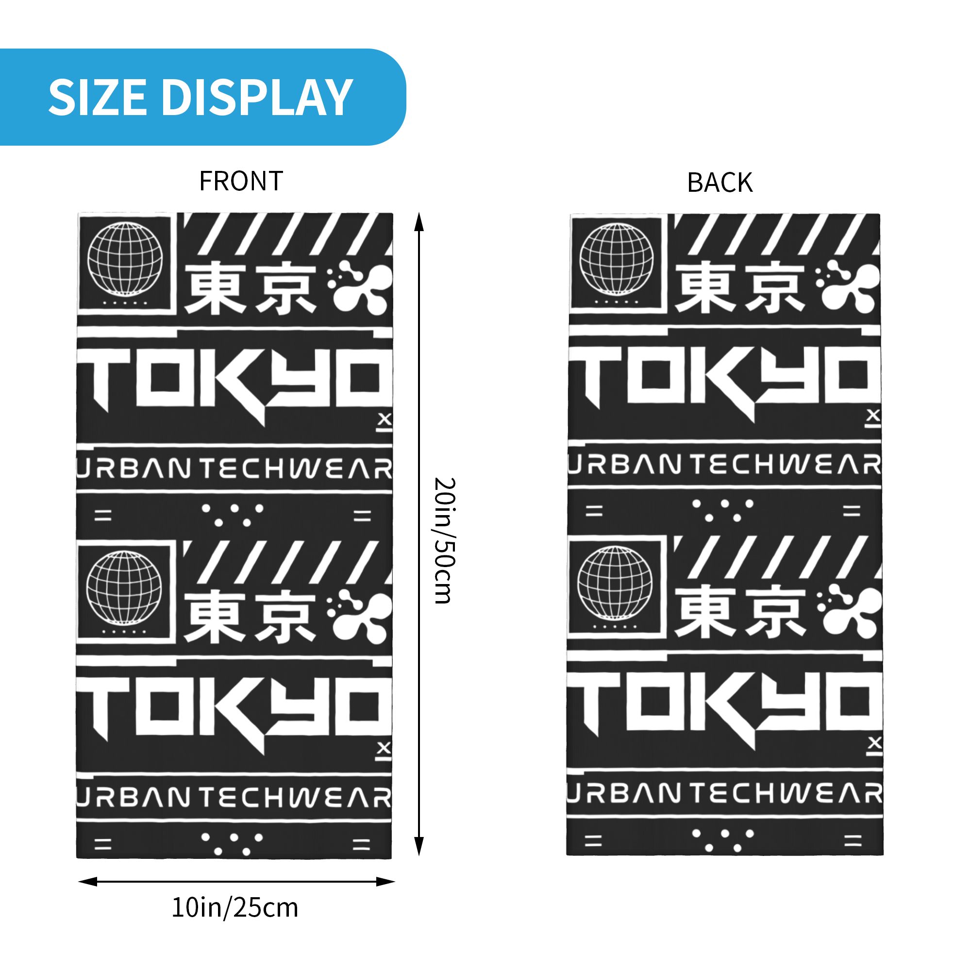Custom Techwear Bandana Neck G - Neck Gaiter Face Cover recensione e prezzo