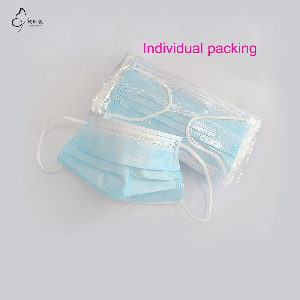 100PCS Blue Big Size Disposabl - Disposable Mask Blue recensione e prezzo