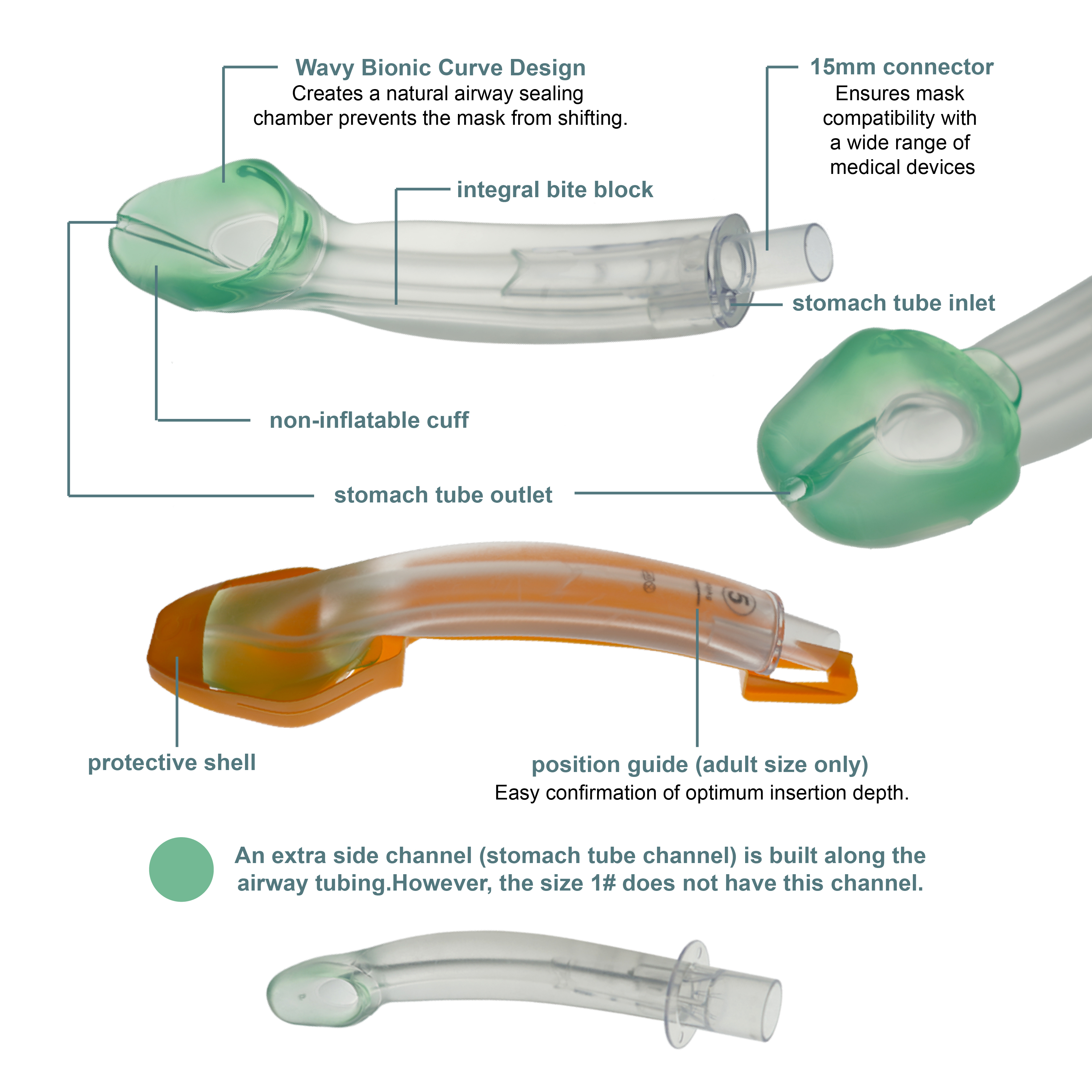 Non-inflatable Laryngeal Mask  - Disposable Surgical Mask recensione e prezzo