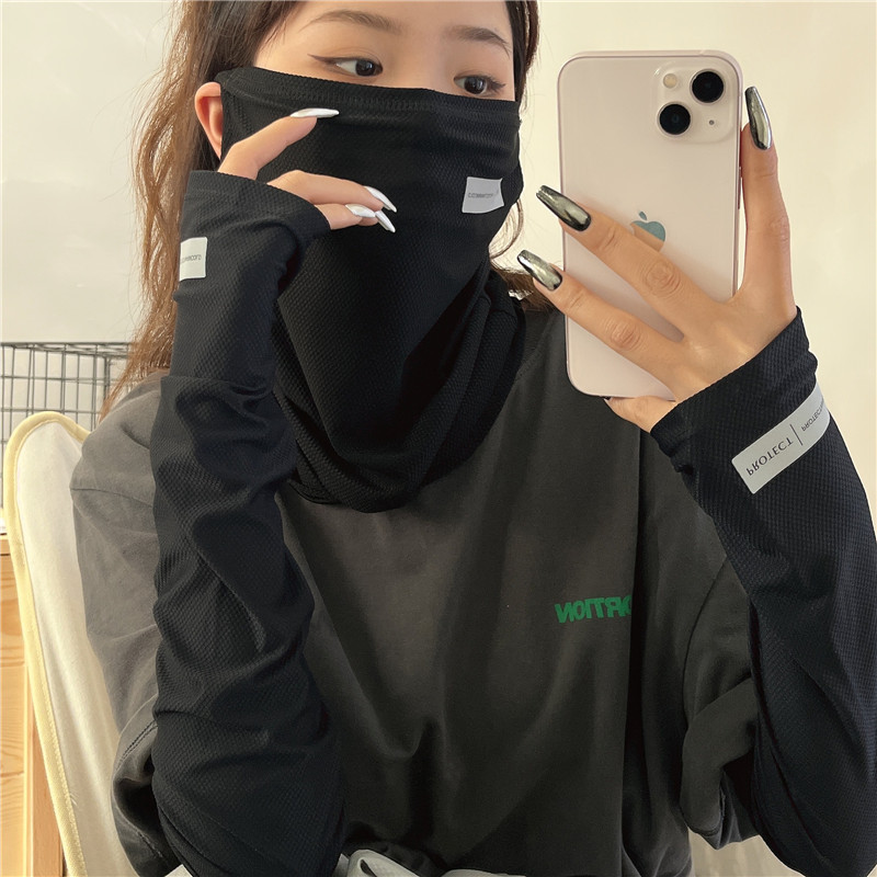 2Pcs Set Sun UV Protection Arm - Sports Mask Breathable recensione e prezzo