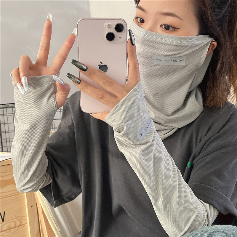 2Pcs Set Sun UV Protection Arm - Sports Mask Breathable recensione e prezzo