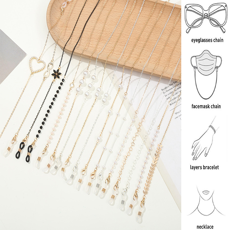 2022 Fashion Glasses Chain for - Mask Chain Holder recensione e prezzo
