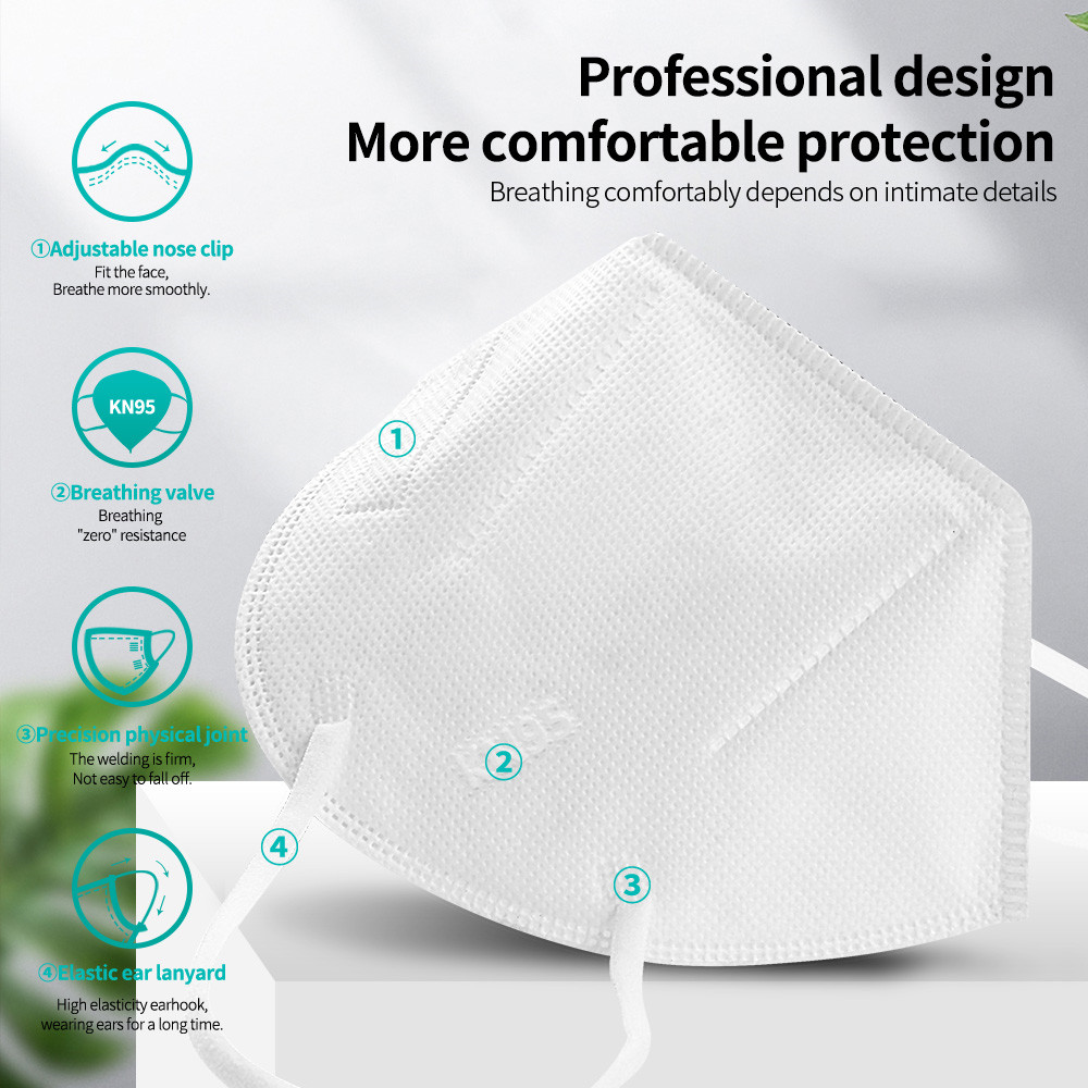 FFP2 Face Mask KN95 Facial Mas - Kn95 Respirator Mask recensione e prezzo