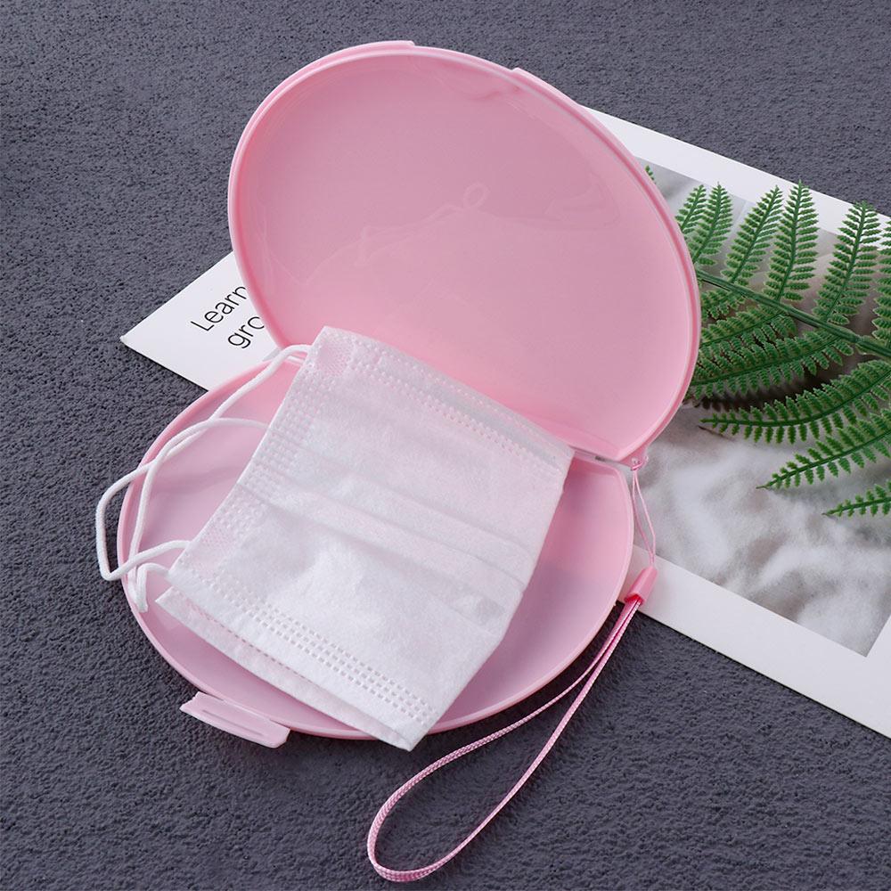 Unisex Portable Semicircle Fac - Face Mask Storage Box recensione e prezzo