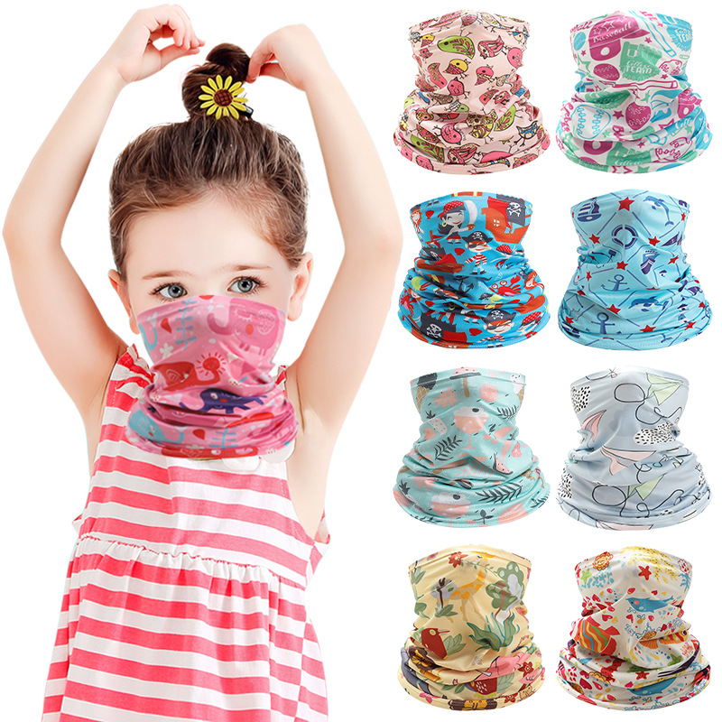 Kids Neck Cover Cute Ice Silk  - Kids Face Mask recensione e prezzo