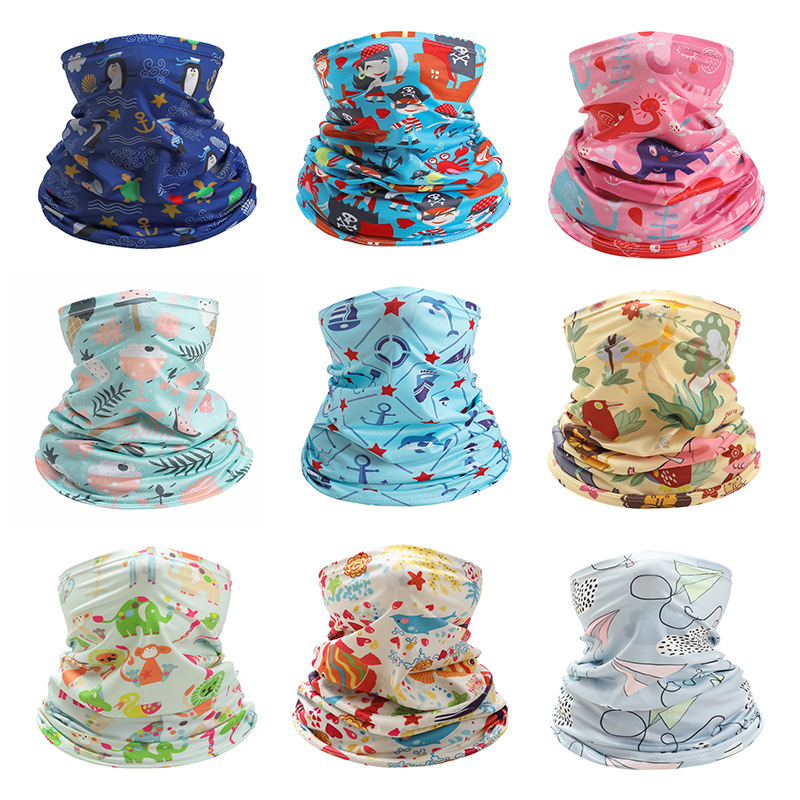 Kids Neck Cover Cute Ice Silk  - Kids Face Mask recensione e prezzo