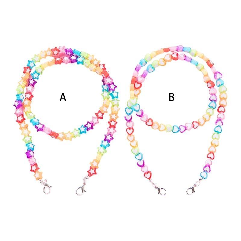 A52E Kids Acrylic Rainbow Colo - Mask Chain Holder recensione e prezzo
