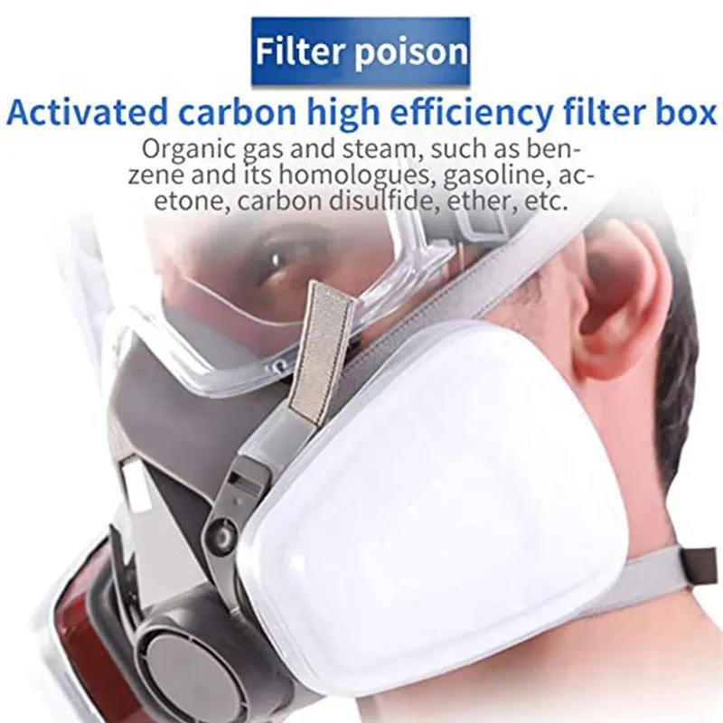 6200 7 in1 Gas Mask Gas-Proof  - Respirator Half Face recensione e prezzo