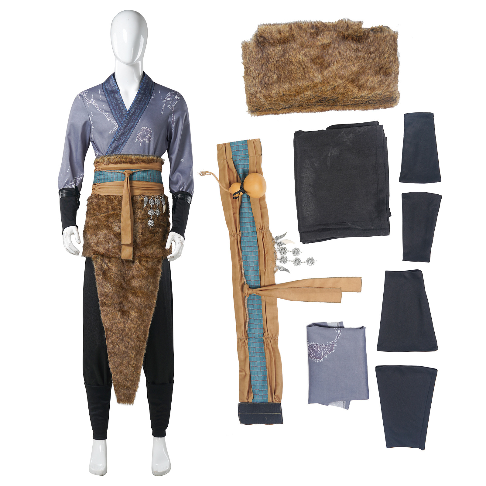 Black Myth Wukong Cosplay Cost - Black Face Mask Pack recensione e prezzo