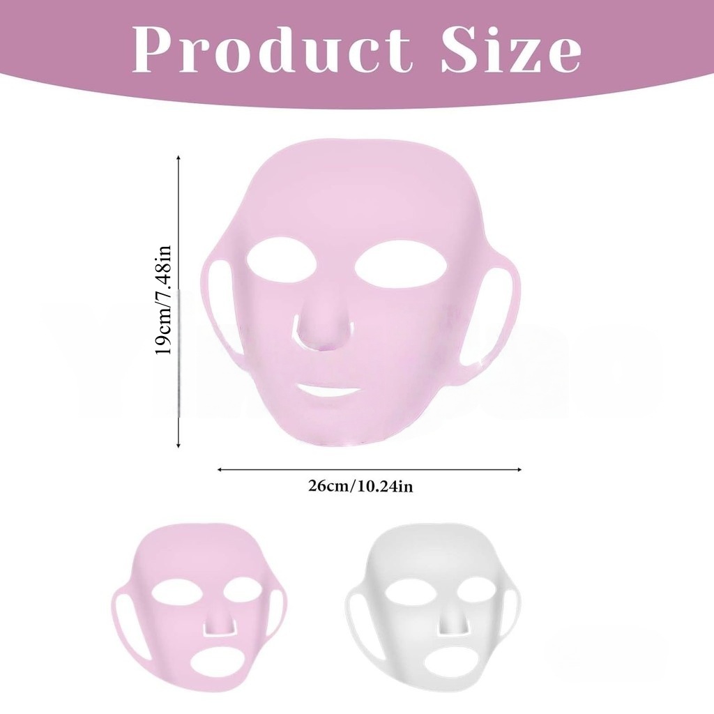 1/2PCS 3D Reusable Wrinkle Smo - Silicone Mask Bracket recensione e prezzo
