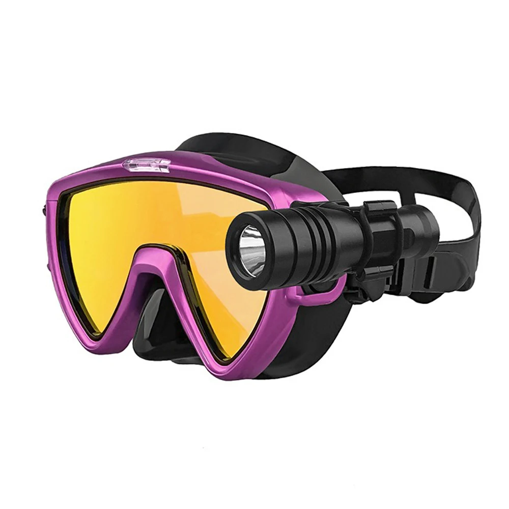 Scuba Diving Mask with flashli - Silicone Mask Bracket recensione e prezzo