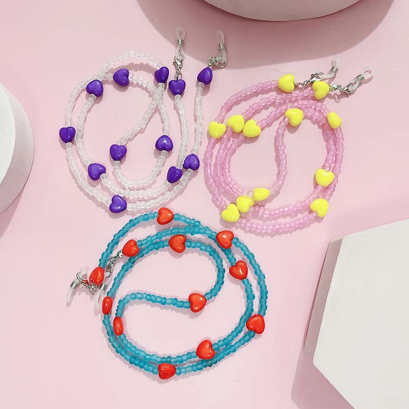 Trendy Peach Heart Anti Slip R - Mask Chain Holder recensione e prezzo