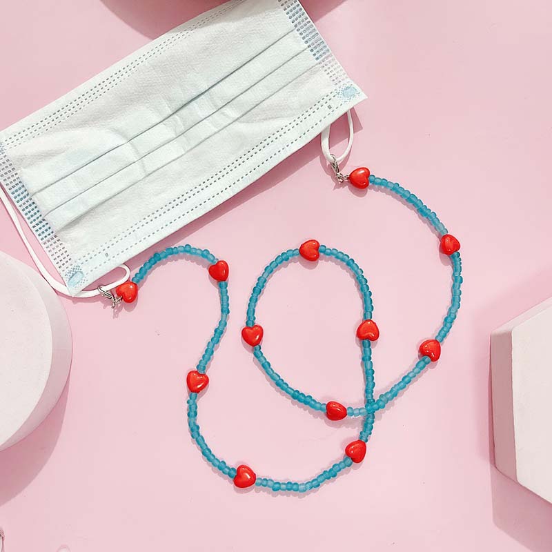 Trendy Peach Heart Anti Slip R - Mask Chain Holder recensione e prezzo